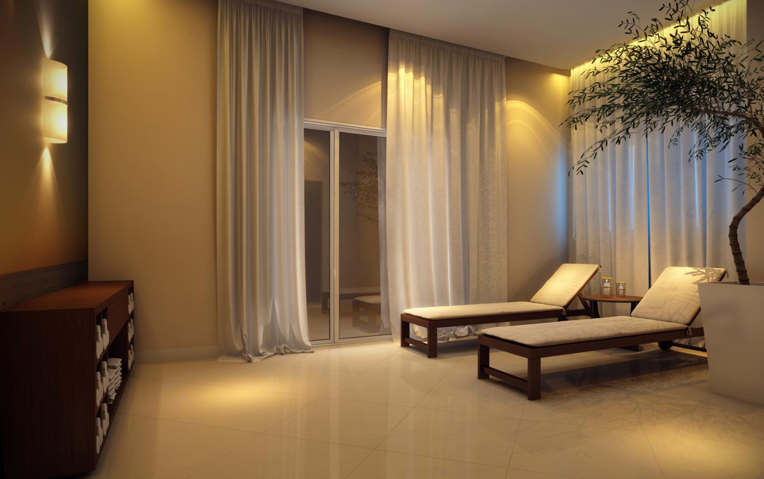 Piscina e área de lazer