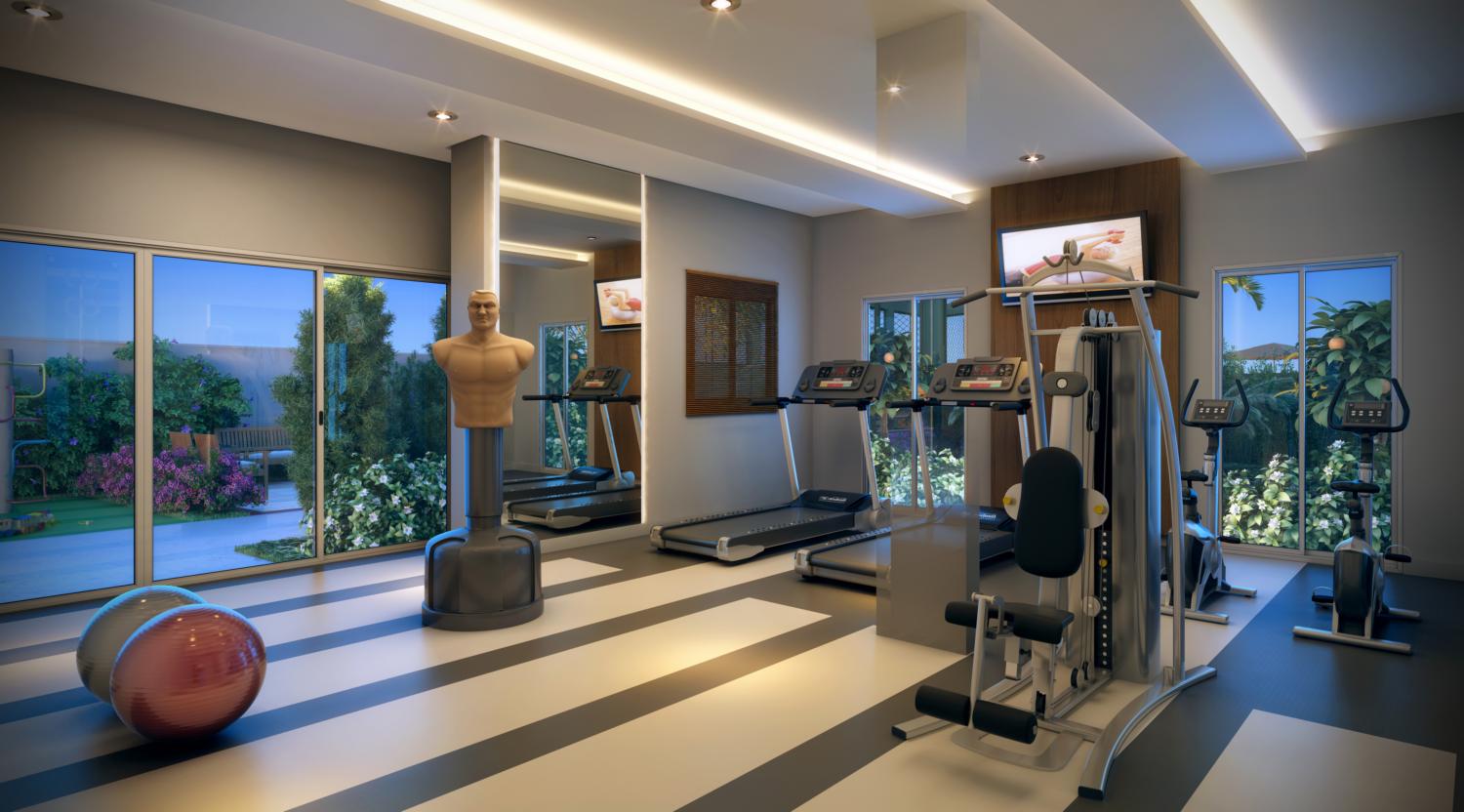 Piscina e área de lazer