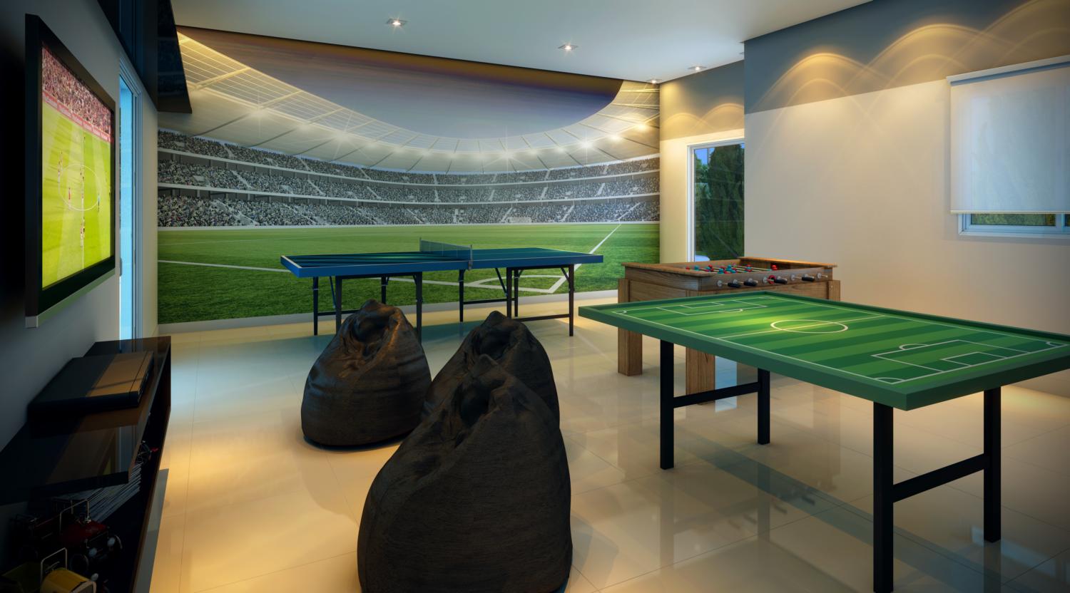 Piscina e área de lazer