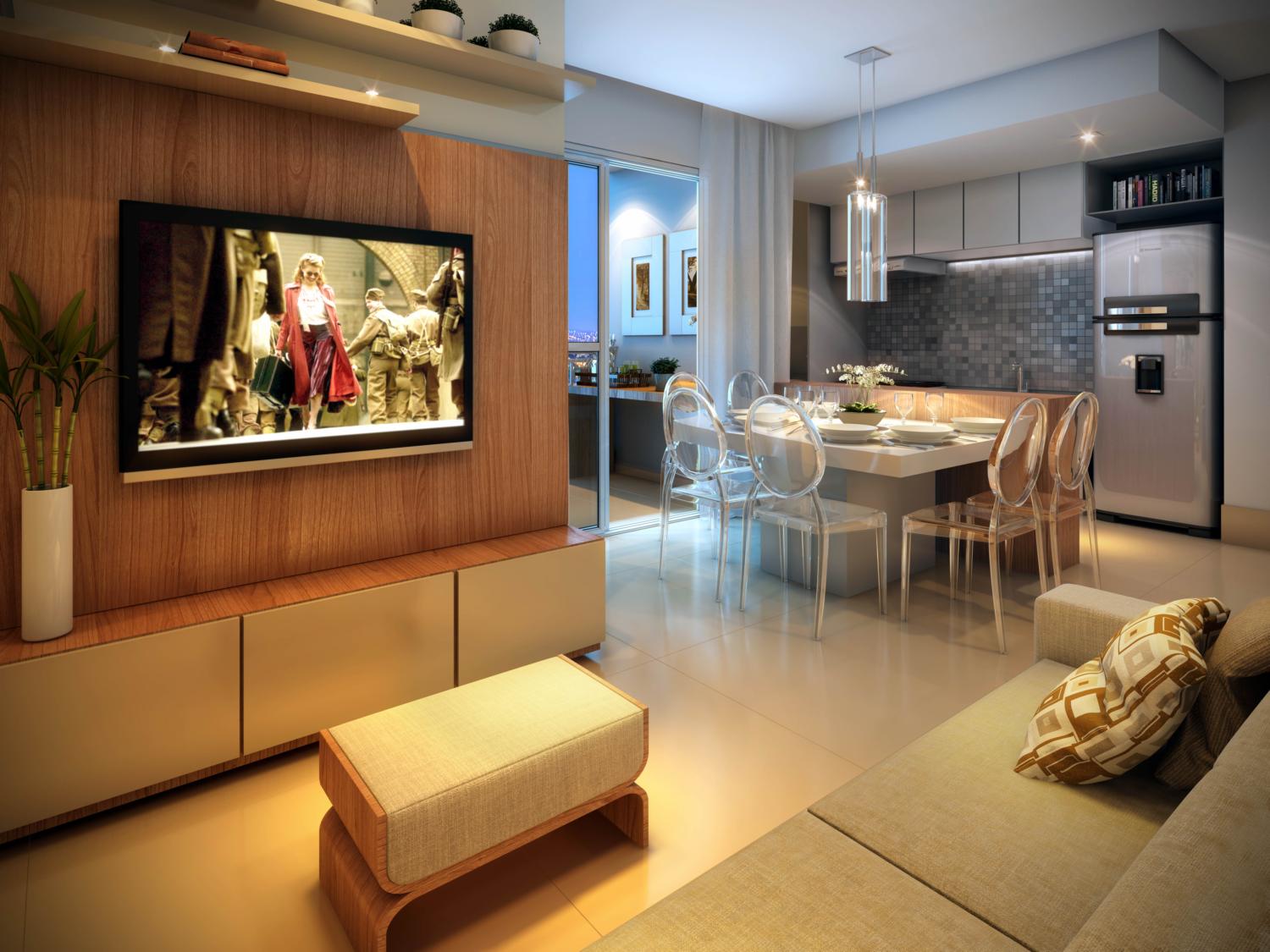 Piscina e área de lazer