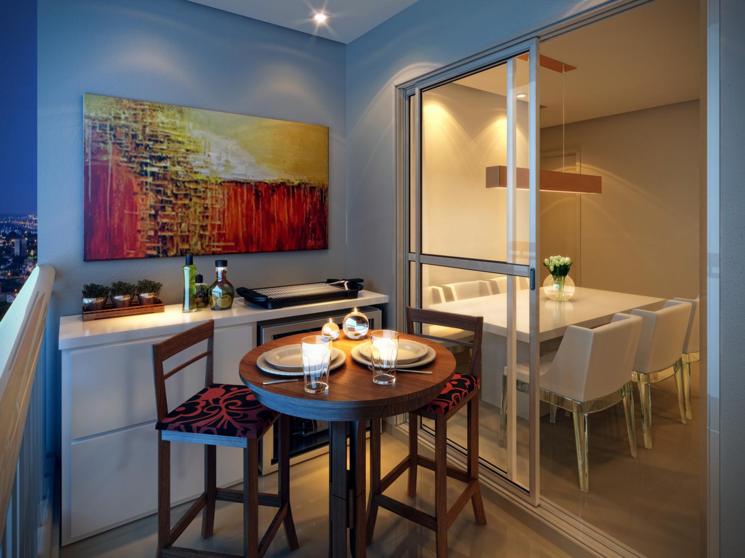 Piscina e área de lazer