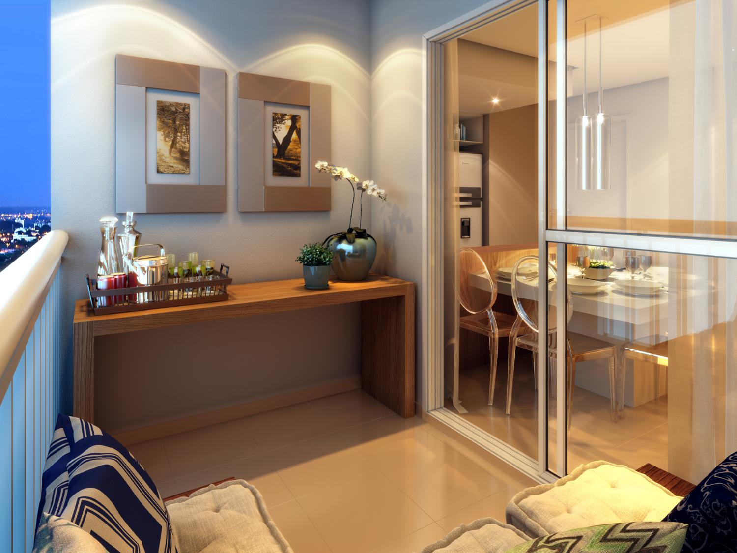 Piscina e área de lazer